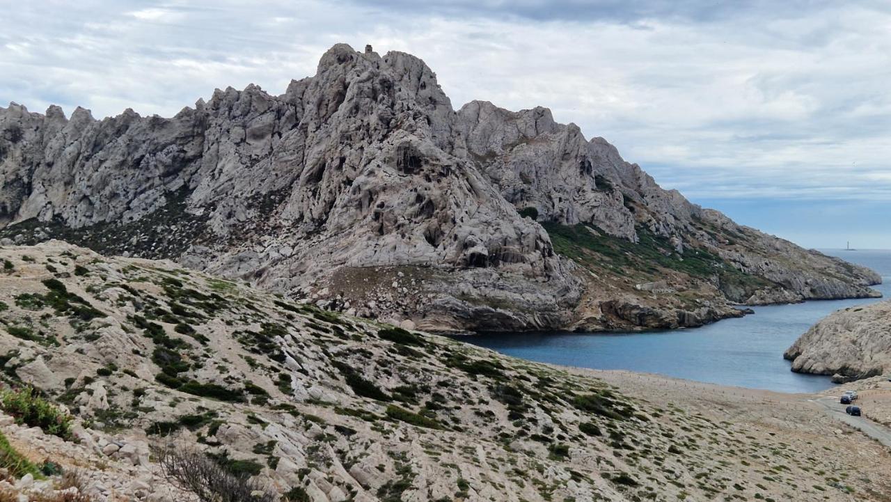 Pointe Rouge A 2Mn De La Plage - Avec Petite Vue Mer 马赛 外观 照片